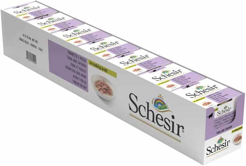 Schesir cat piletina,govedina,pirinač u sopstvenom soku, 85gr - petcorner