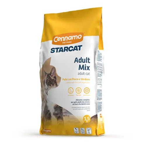 Cennamo Star Cat Mix Hrana za mačke Piletina 15kg - petcorner