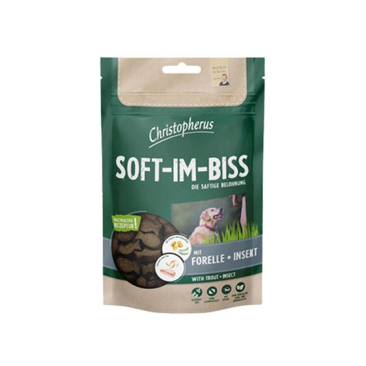 Christopherus Soft ImBiss - Poslastica za pse (Pastrmka i Insekti) 125g - petcorner