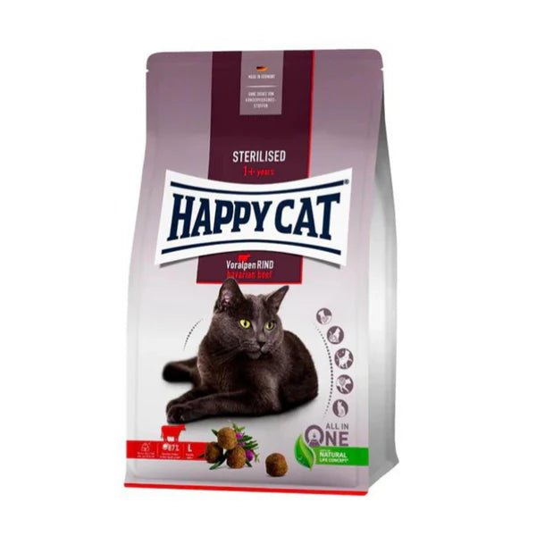 Happy Cat 10kg hrana za sterilisane mačke Govedina - petcorner