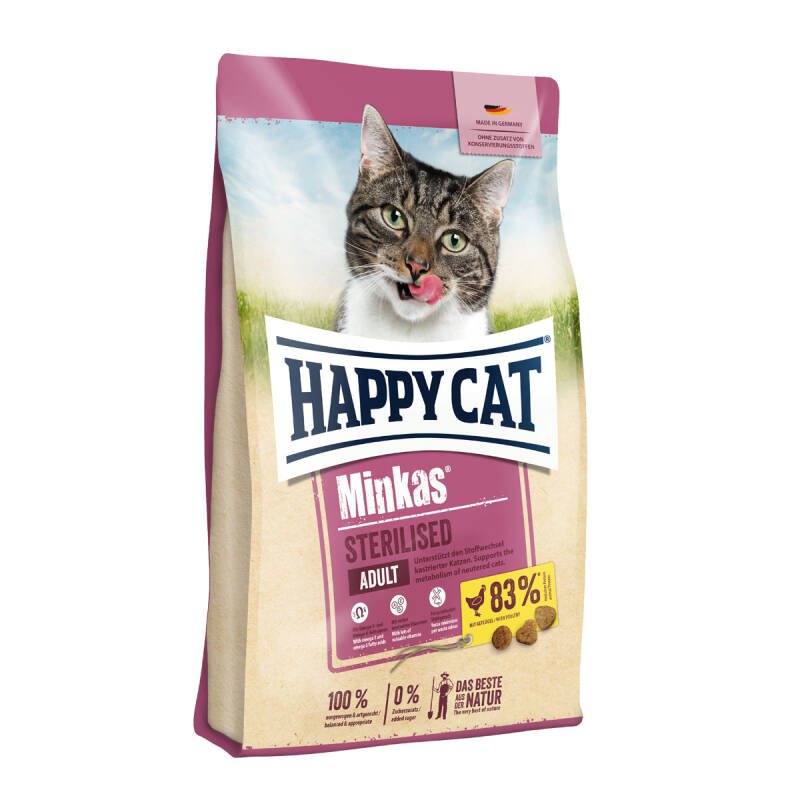 Happy Cat Hrana za sterilisane mačke Minkas, 10 kg - petcorner