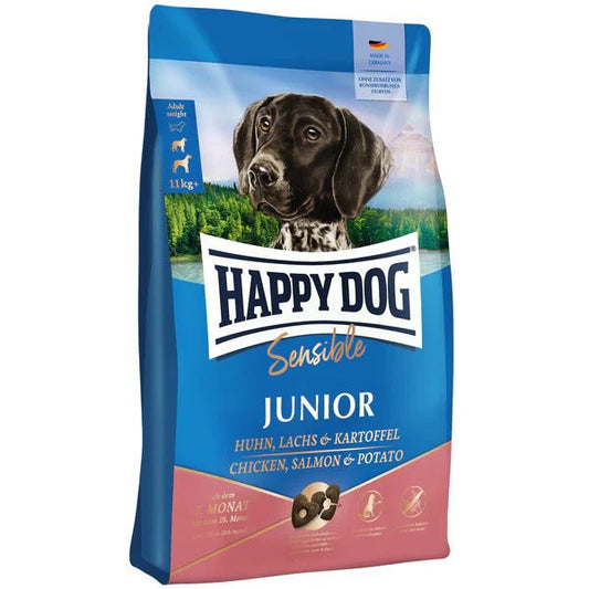 Happy Dog Junior Sensible Hrana za mlade pse, Losos i krompir - petcorner