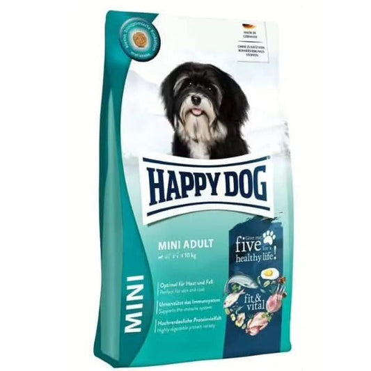 Happy Dog Mini Adult – Suva hrana za male rase - Piletina,losos - petcorner