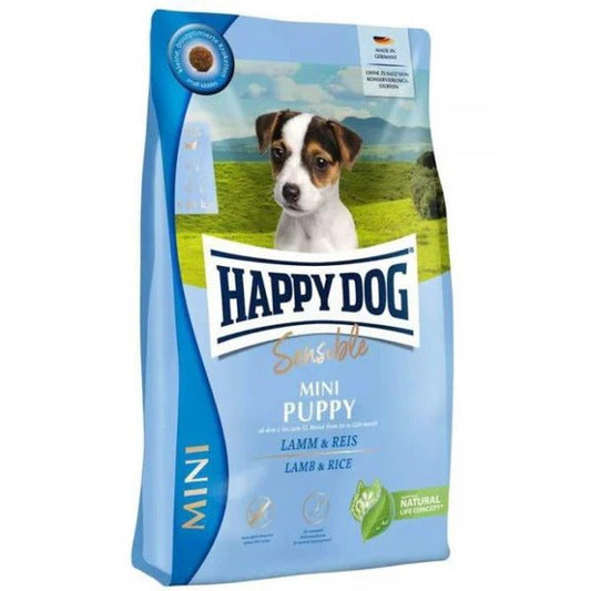 Happy Dog Sensitive MINI Puppy - Jagnjetina I Pirinač 4kg - petcorner