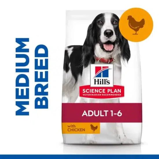 Hill’s Science Plan Dog Adult Medium Piletina - petcorner