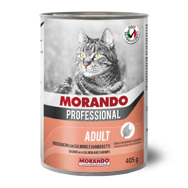 Morando Professional Cat Adult Komadići, Račići i Losos, 405g - petcorner