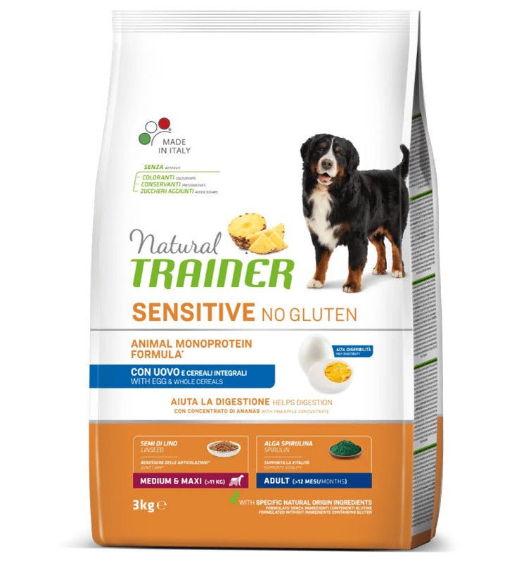 Natural Trainer Sensitive Hrana za odrasle pse srednjih i velikih rasa, Jaja 3kg - petcorner