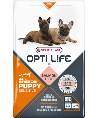 Opti Life Hrana za osetljive štence Puppy Sensitive All Breeds - petcorner