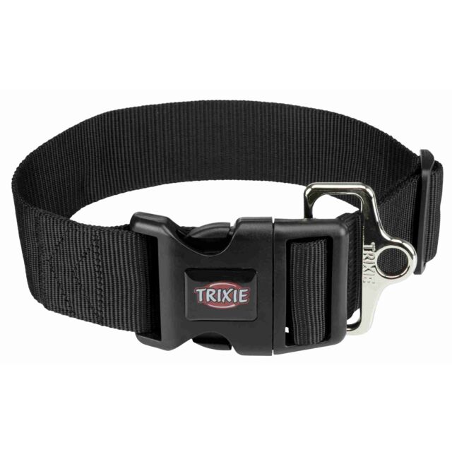 Trixie Ogrlica Premium M/L 40 - 60cm 50mm Crna - petcorner