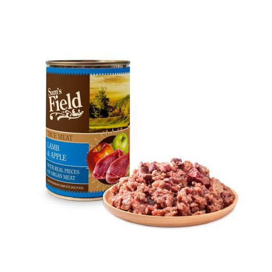 Sam's Field True Meat hrana za pse Jagnjetina sa Jabukom 400g - petcorner