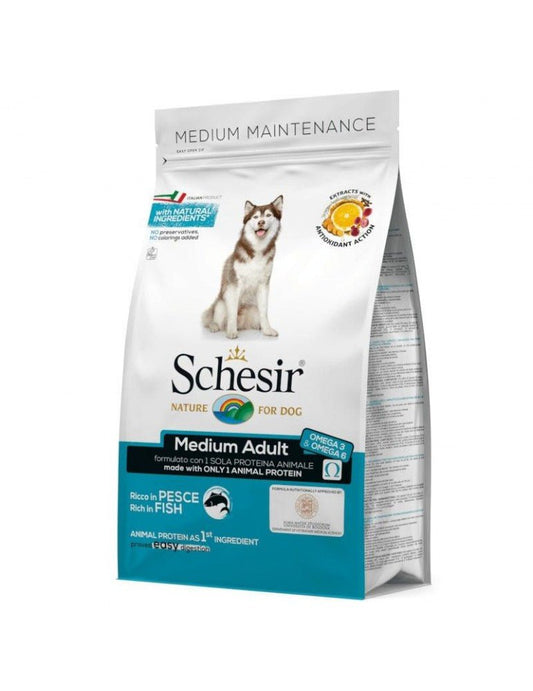 Schesir Medium Adult Hrana za odrasle pse srednjih rasa,riba - petcorner