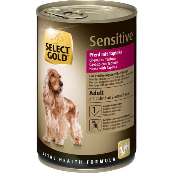 Select Gold Dog Sensitive Adult konjetina,tapioka 400g - petcorner