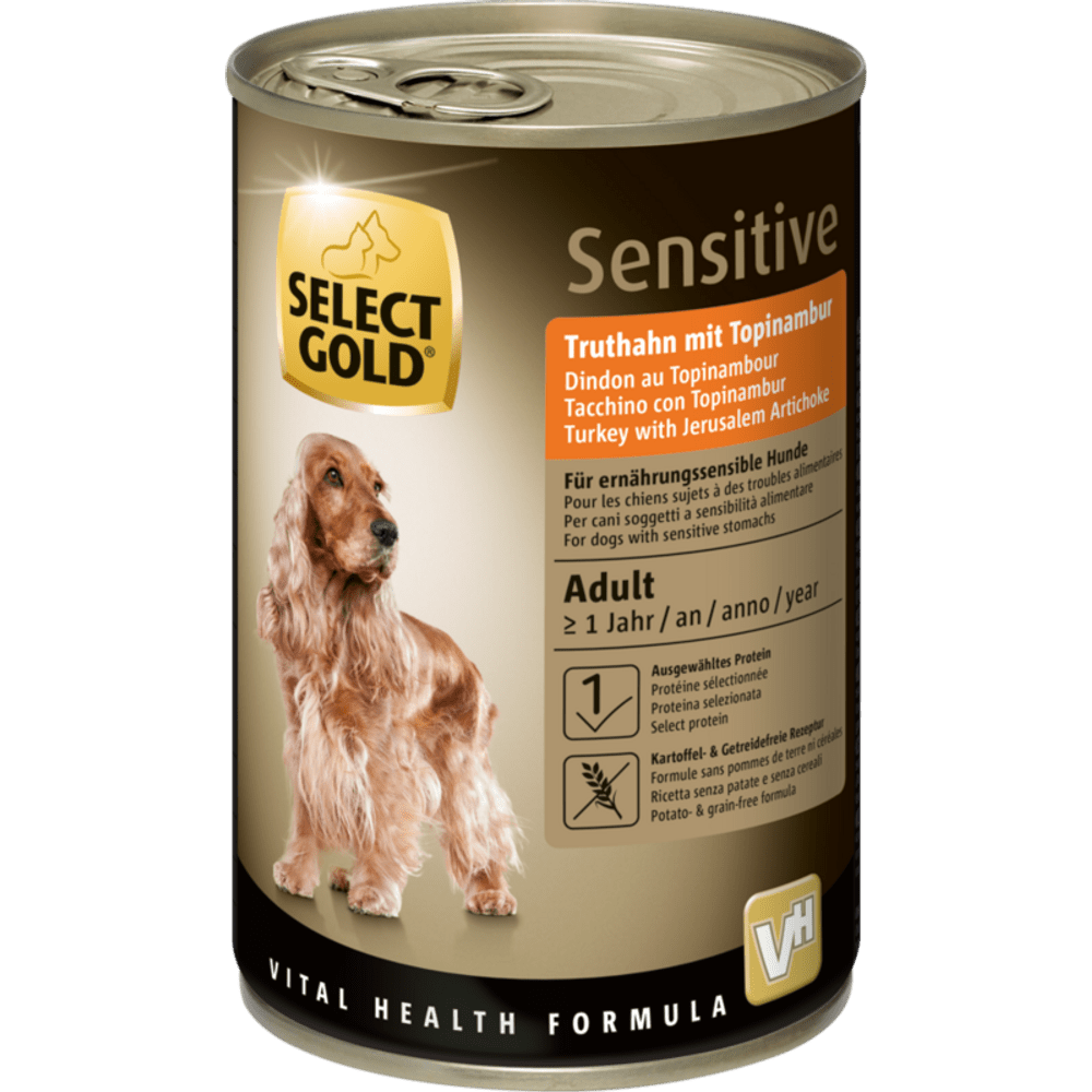 Select Gold Dog Sensitive Adult ćuretina i artičoka 400g - petcorner