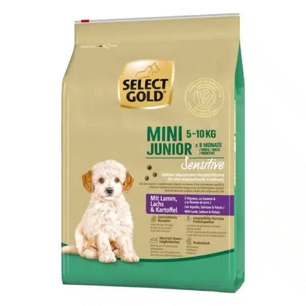 Select Gold Dog Sensitive Mini Junior Jagnjetina, Losos I Krompir - petcorner