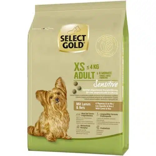 Select Gold Dog Sensitive XS Adult Jagnjetina & Pirinač 1 kg - petcorner