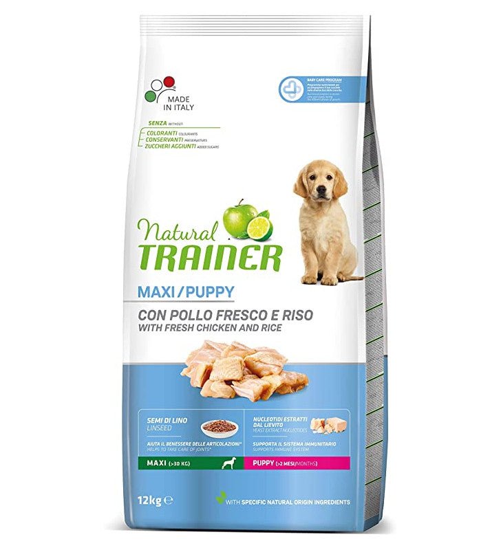 Trainer Natural Dog Hrana Za Pse, Piletina, Za Štence Velikih Rasa, 3kg - petcorner