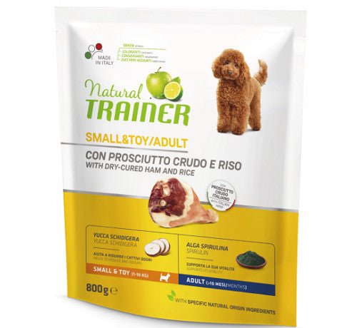 Trainer Natural Dog Hrana Za odrasle pse malih rasa, Piletina i Pirinač, 800g - petcorner