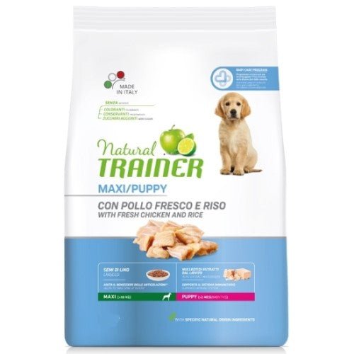 Trainer Natural Dog Hrana Za Pse, Piletina, Za Štence Velikih Rasa, 12kg - petcorner