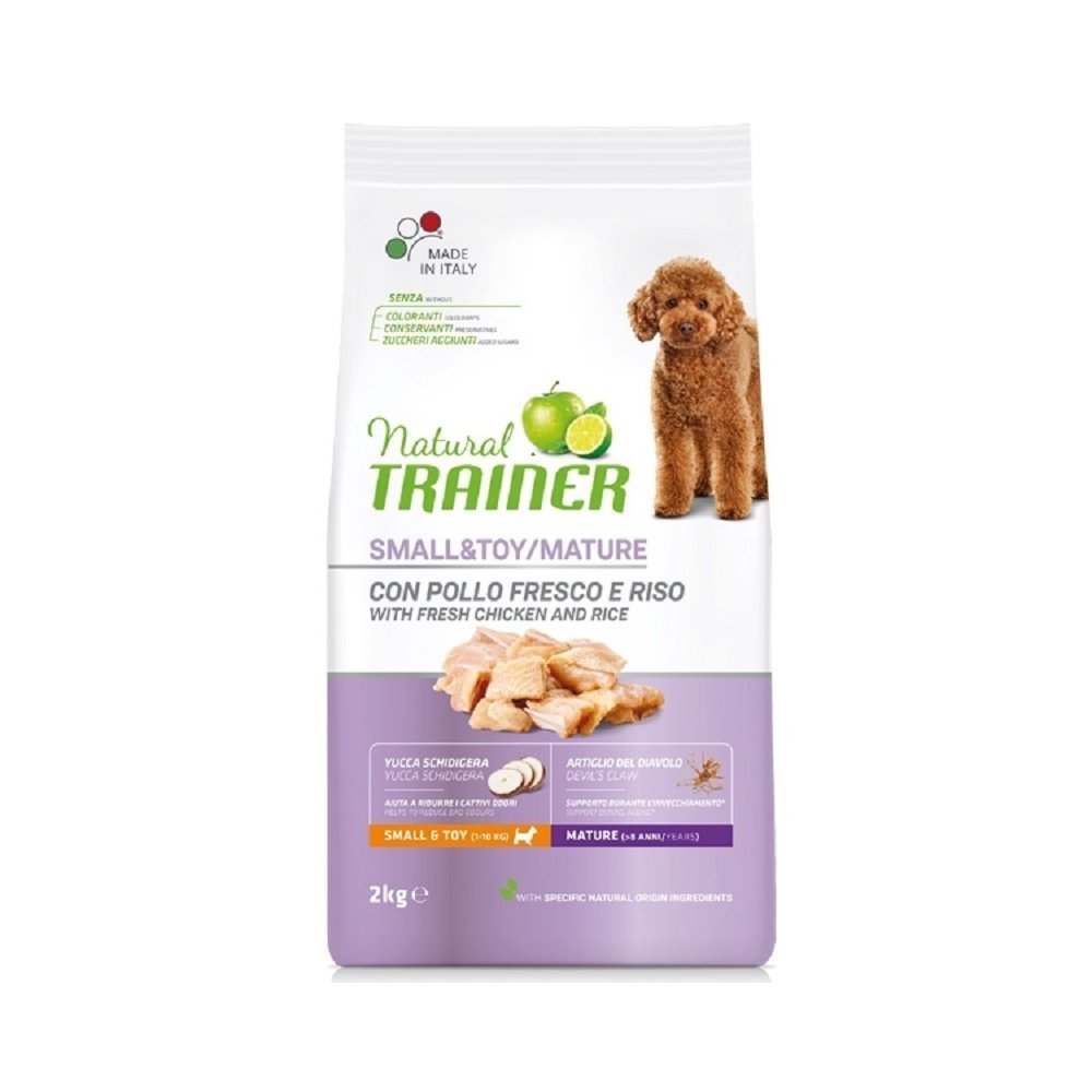 Trainer Natural Dog Hrana Za Starije Pse, Malih rasa, Sveža Piletina, 2kg - petcorner