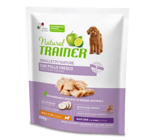 Trainer Natural Dog Hrana Za Starije Pse, Malih rasa Sveža Piletina, 800g - petcorner