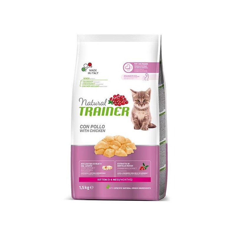 Trainer Natural Hrana za male mačiće, Piletina 1.5kg - petcorner