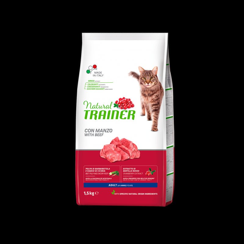 Trainer Natural Hrana za odrasle mačke, Govedina, 1.5kg - petcorner