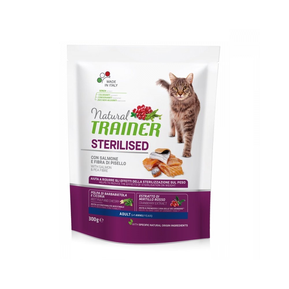 Trainer Natural Hrana za odrasle sterilisane mačke, Losos, 300g - petcorner