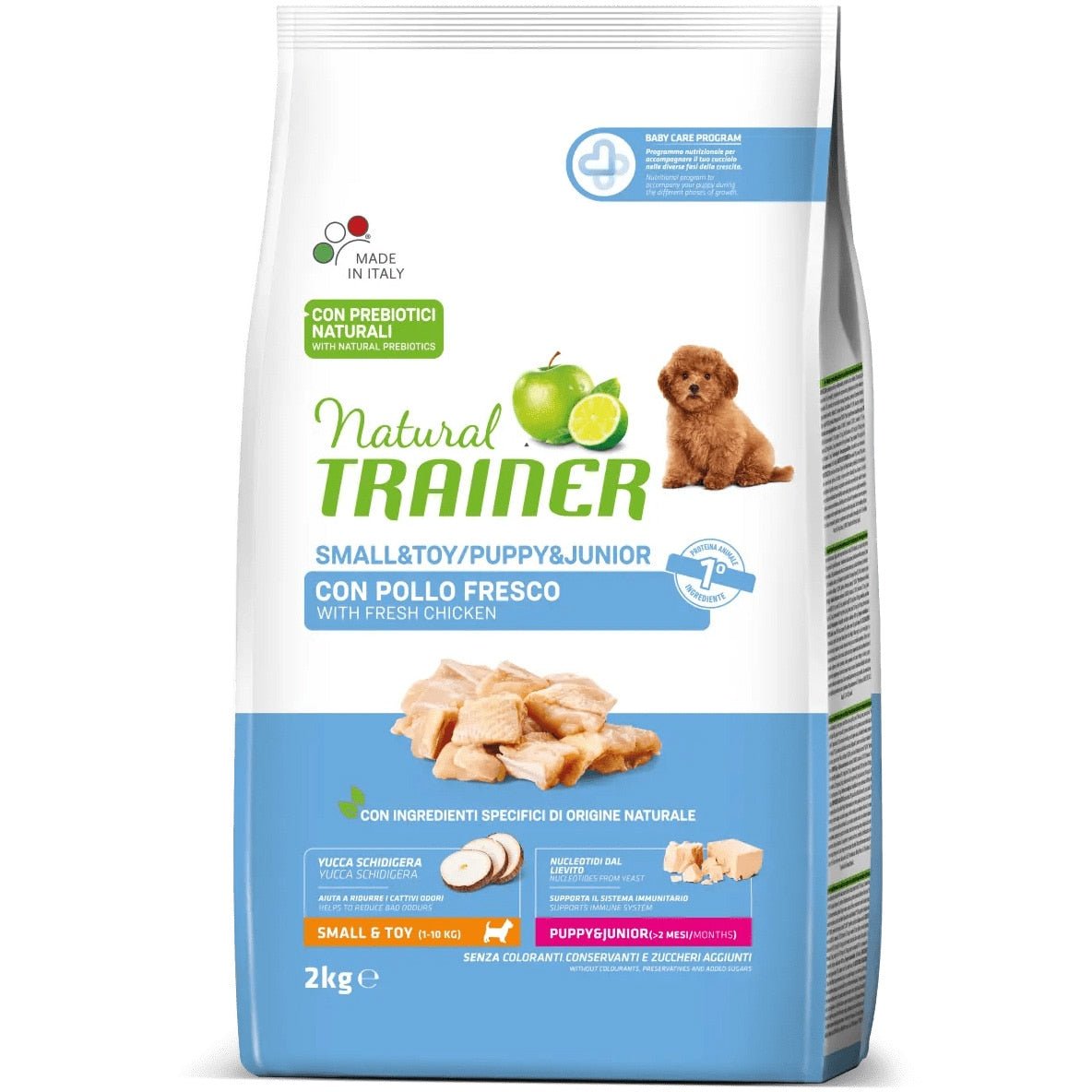 Trainer Natural Hrana za pse, Stenc i juniori, male rase, Piletina 7kg - petcorner