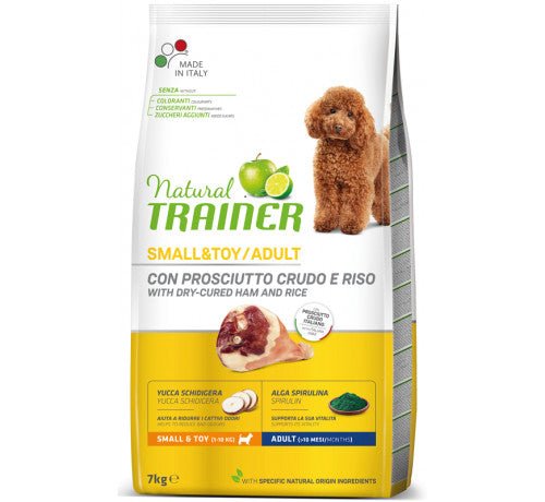 Trainer Natural Hrana Za Pse, Šunka I Pirinač, Za Odrasle Pse, Malih rasa 7kg - petcorner