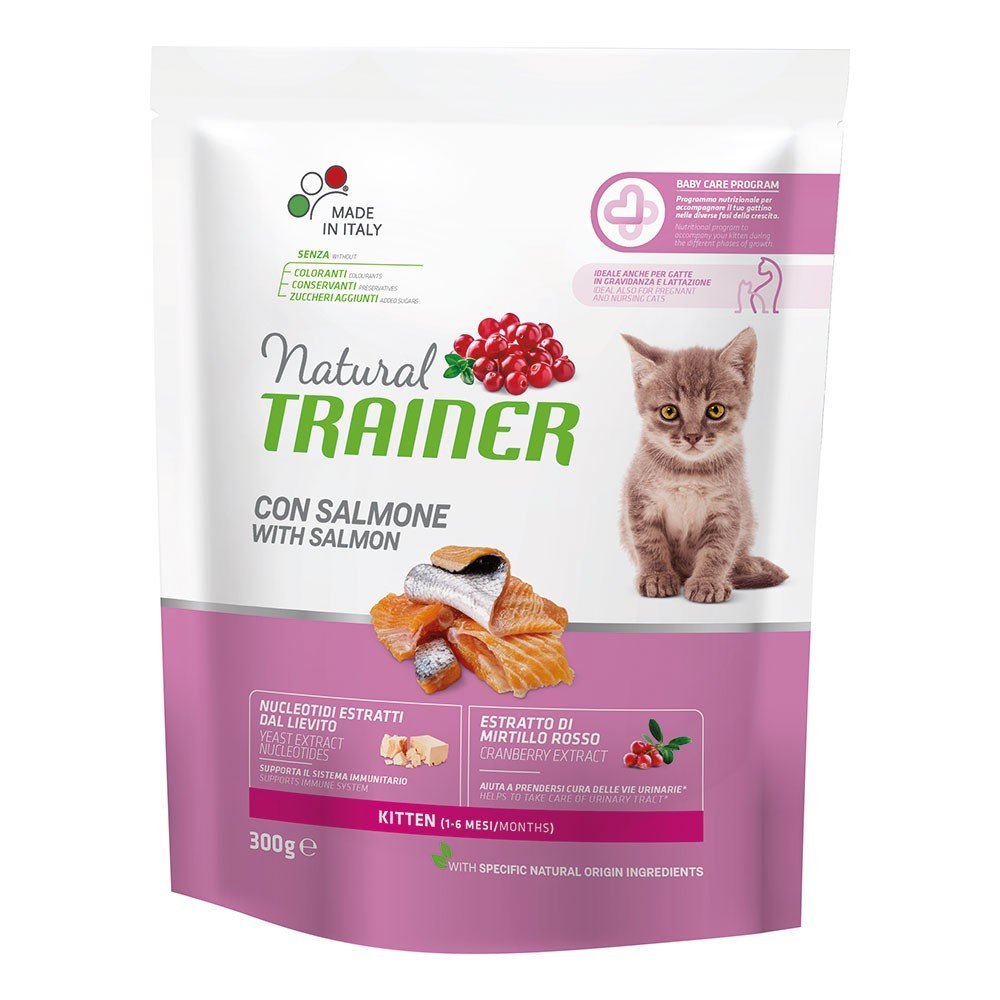 Trainer Natural Probiotska mešavina za male mačiće, Losos, 300g - petcorner