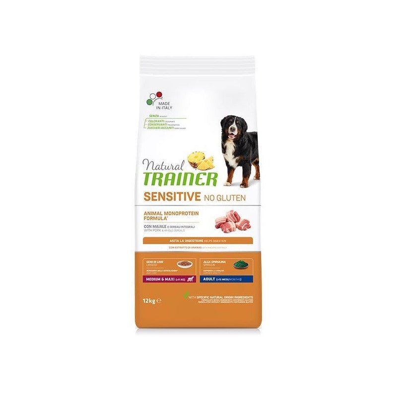 Trainer Natural Sensitive Bez Glutena Hrana Za Pse, Svijetina, Za Odrasle Pse Srednjih I Velikih Rasa, 12kg - petcorner