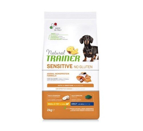 Trainer Natural Sensitive Hrana za odrasle Pse malih rasa, Bez Glutena Zecetina 2Kg - petcorner