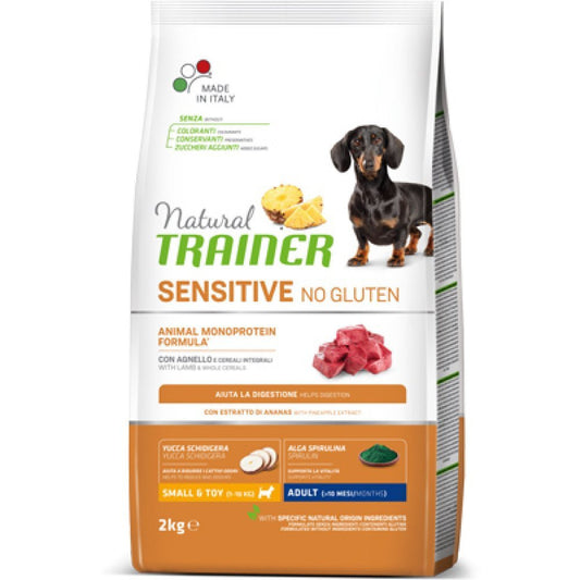 Trainer Natural Sensitive No Gluten Hrana Za Odrasle Pse Malih Rasa, Jagnjetina, 2kg - petcorner