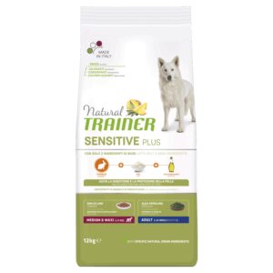 Trainer Natural Sensitive Plus hrana za odrasle pse Srednjih i Velikih rasa, Zečetina, 12kg - petcorner