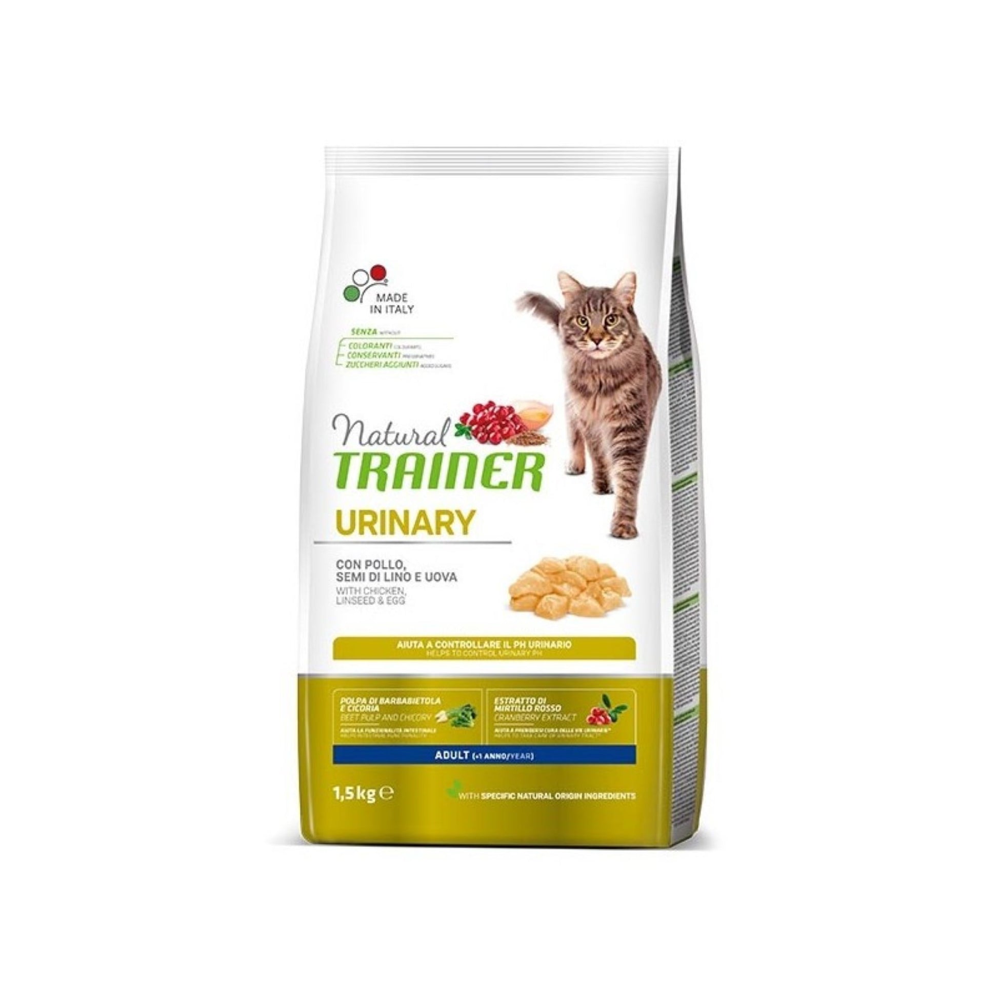 Trainer Natural Suva hrana za odrasle mačke sa urinarnim problemima sa ukusom piletine, 1.5kg - petcorner