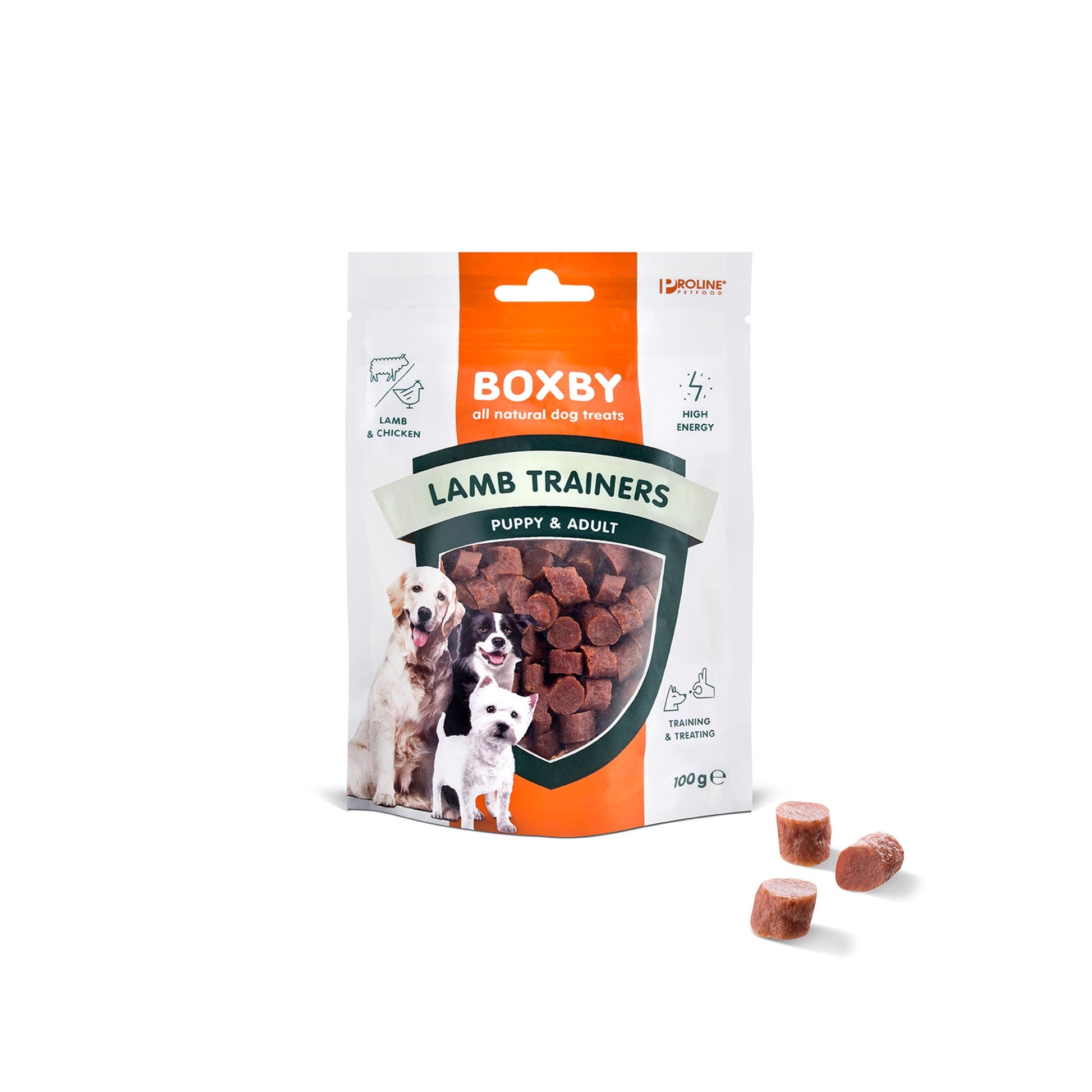 Boxby Trening poslastica za pse – Jagnjetina 100 g - petcorner