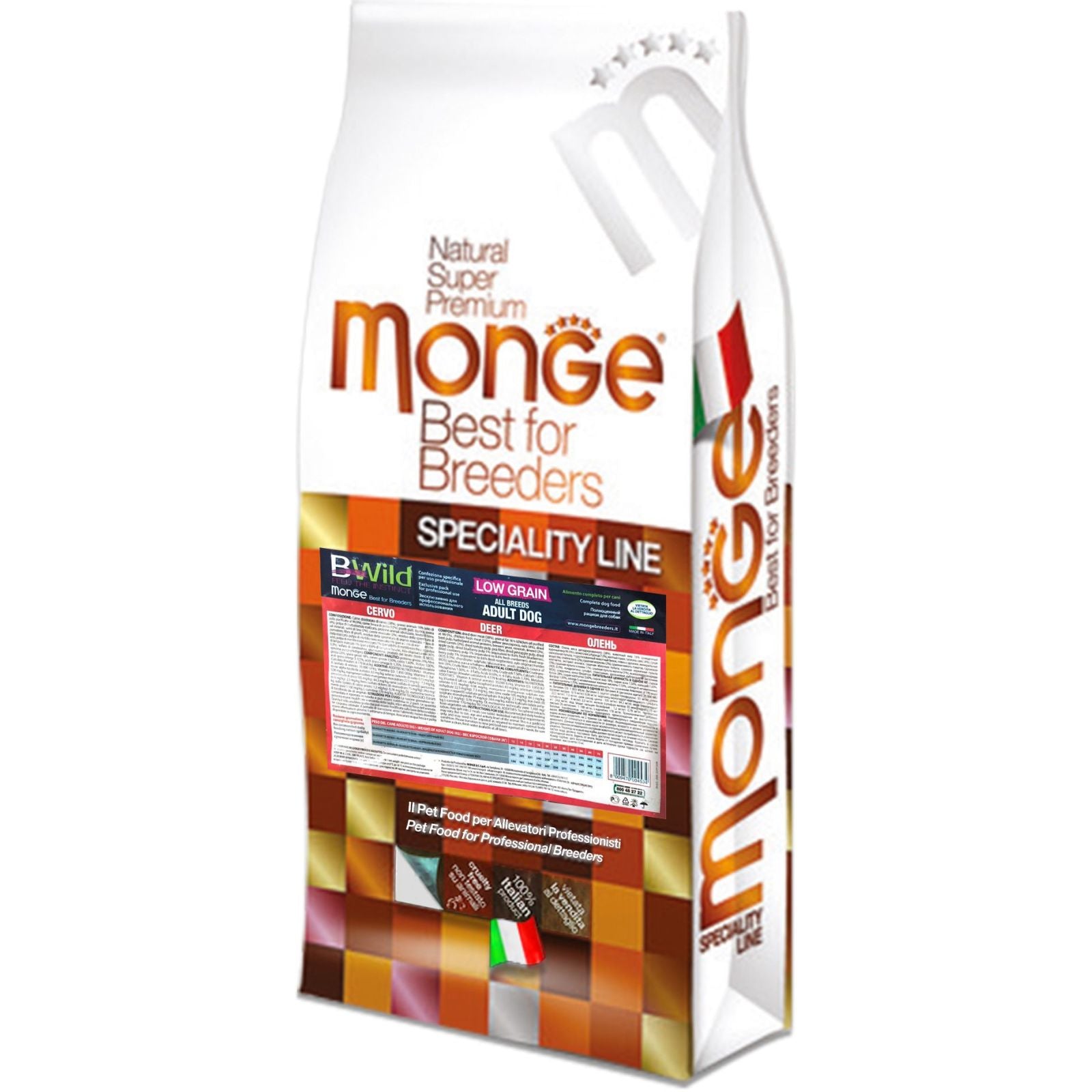 Monge BWild Adult Jelen 15 kg – Hrana za pse - petcorner