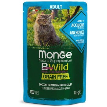 BWild sosić za mačke - inćun i povrće 85g - petcorner