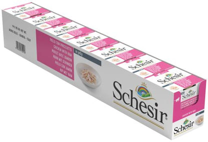 Schesir cat piletina i šunka 85gr - petcorner