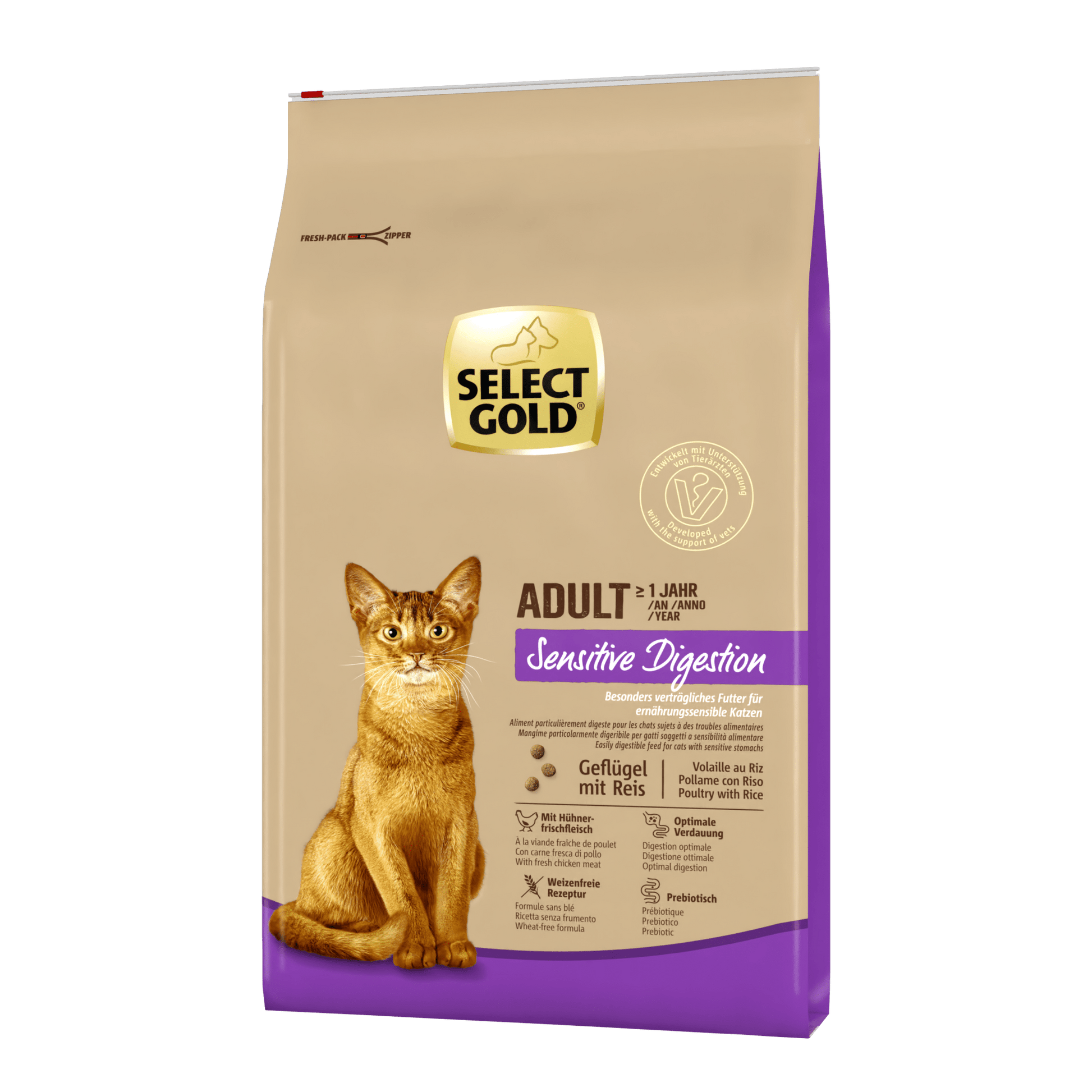 Select Gold CAT Sensitive Adult digestion živina i pirinač 7kg - petcorner