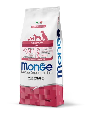 Monge Adult Govedina 12kg – Monoproteinska Hrana za Pse - petcorner