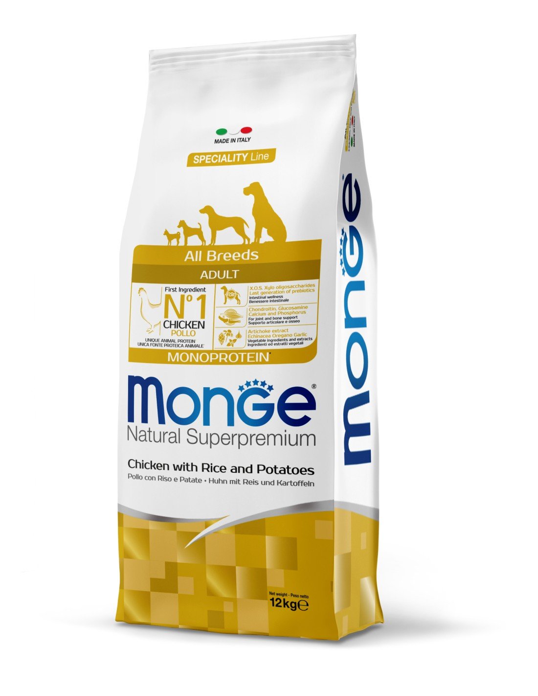 Monge Natural Superpremium Adult Piletina sa pirinčem i krompirom 12kg - petcorner