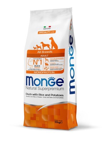 Monge Adult Patka 12kg – Monoproteinska Hrana za Pse - petcorner