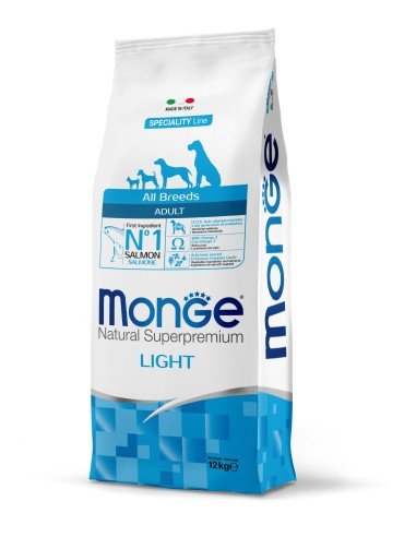 Monge Dog Light Losos sa Pirinčem 12kg – Hrana za Pse - petcorner