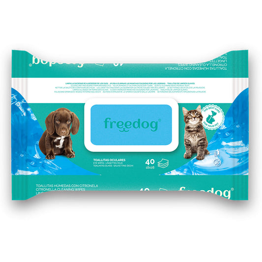 Freedog maramice za čišćenje očiju - 40kom - petcorner