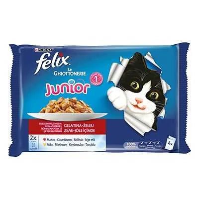 Felix sos Multipack Junior - Govedina i piletina, 4x85g - petcorner