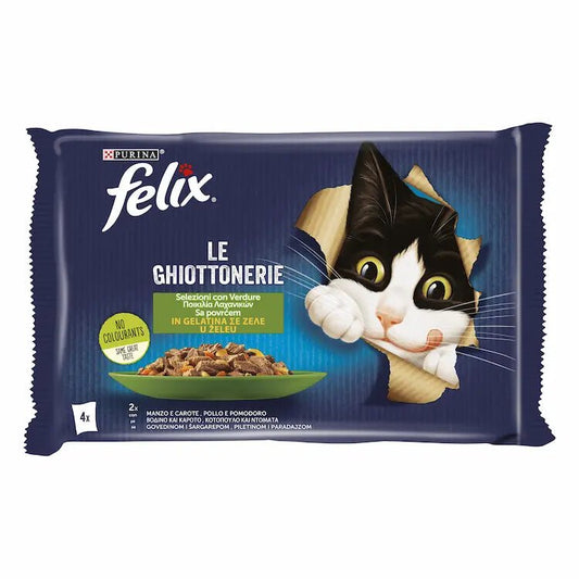 Felix sos Multipack - Govedina, 4x85g - petcorner