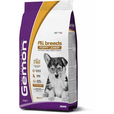 Gemon All Breeds Puppy and Junior piletina i pirinač 15 kg - petcorner