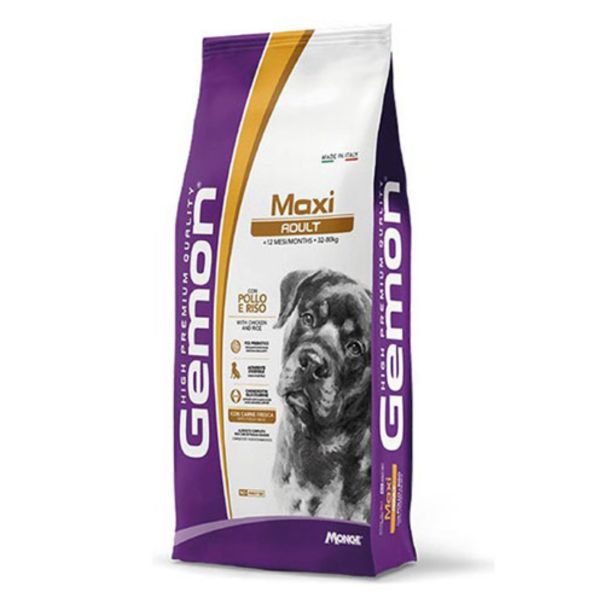 Gemon Dog MAXI Adult piletina i pirinač 15 kg – Hrana za velike pse - petcorner