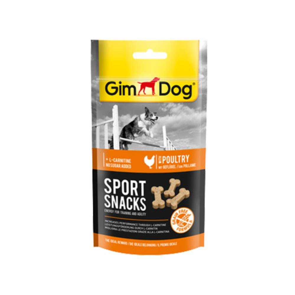 GIMDOG SPORTSNACKS živina - poslastica za pse 60 g - petcorner